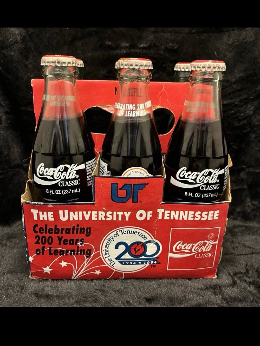 Unopened The University of Tennessee 200 Years of Learning 6 pack Coca-Cola